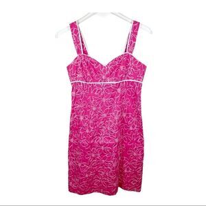 Lily Pulitzer Pink/White Kinsey Sundress in Sundial Sz 4
